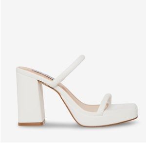Steve Madden : Polly White : size 9